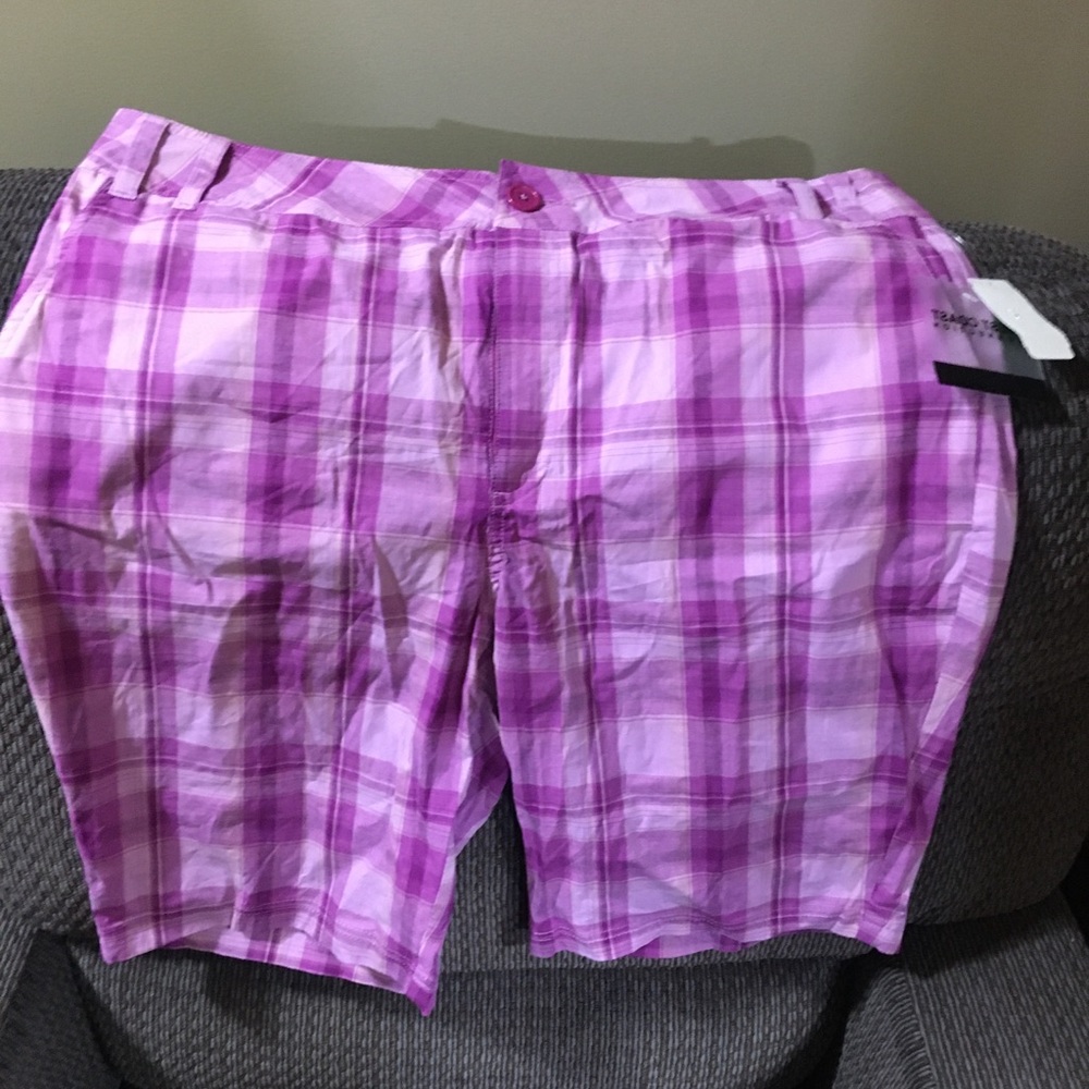Sonoma Pink Plaid Shorts